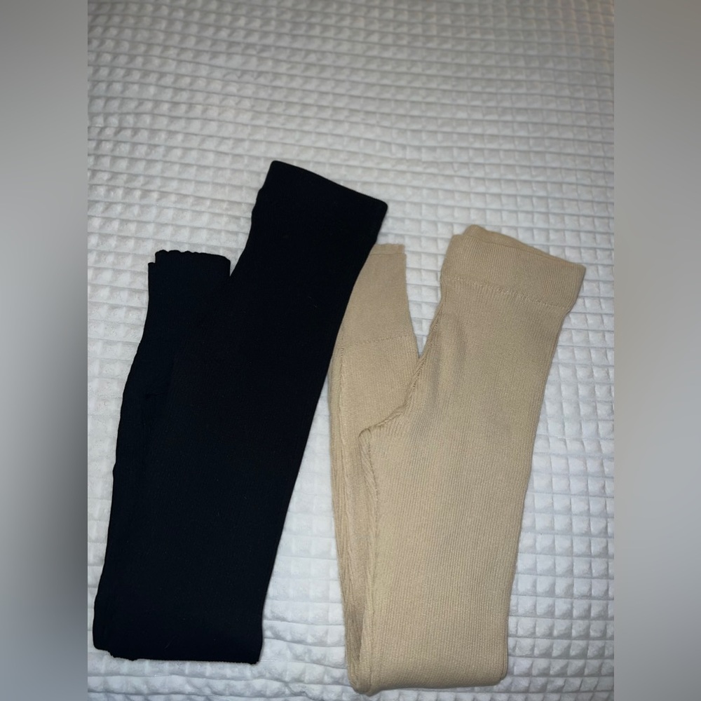 Knit leggings